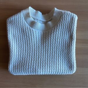 Cozy Cream Knit Sweater Vest